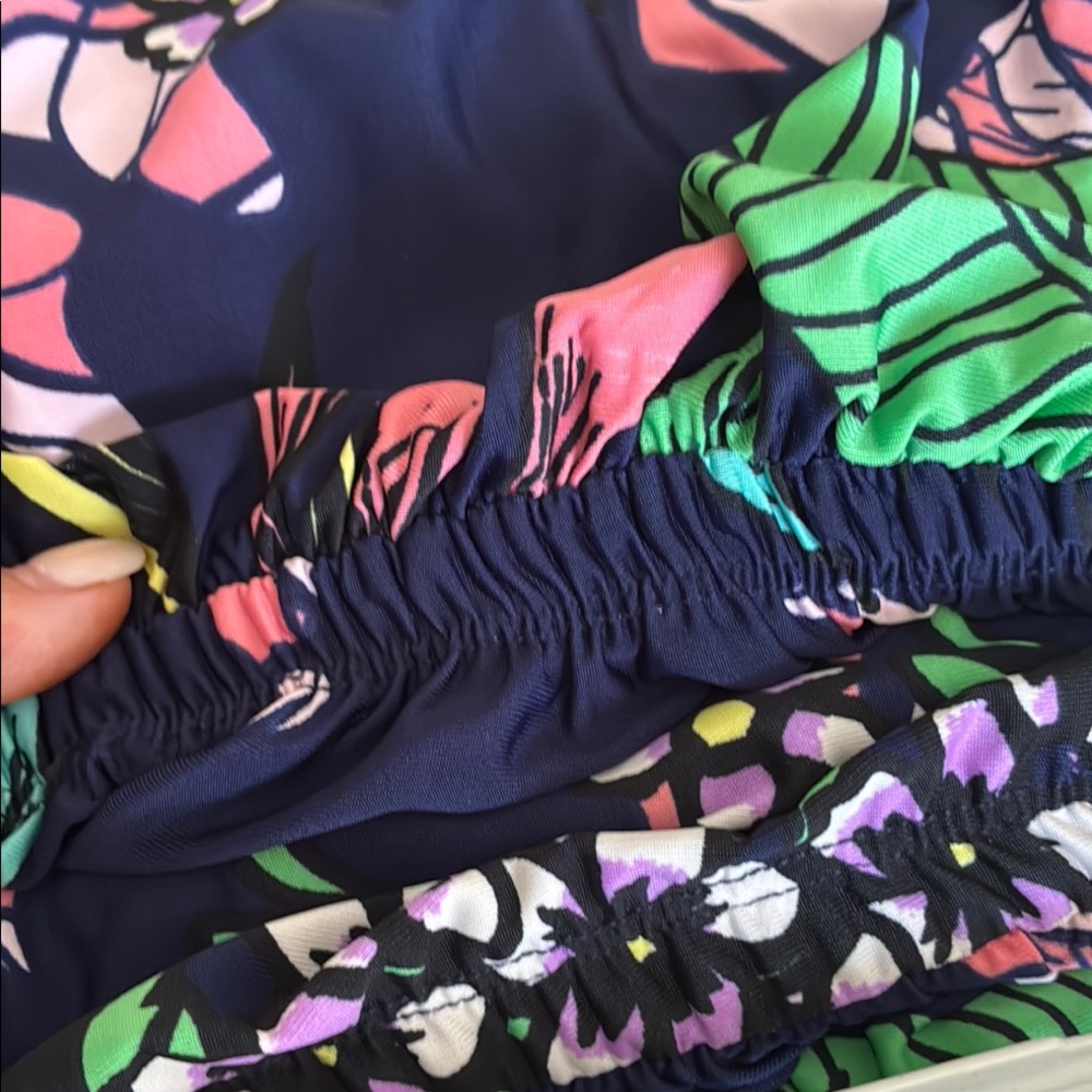MULTI COLORED Strapless JUMPSUIT - Picture 4 of 4